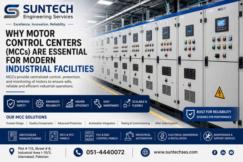 Why Motor Control Centers (MCCs) Are Essential for Modern Industrial Facilities